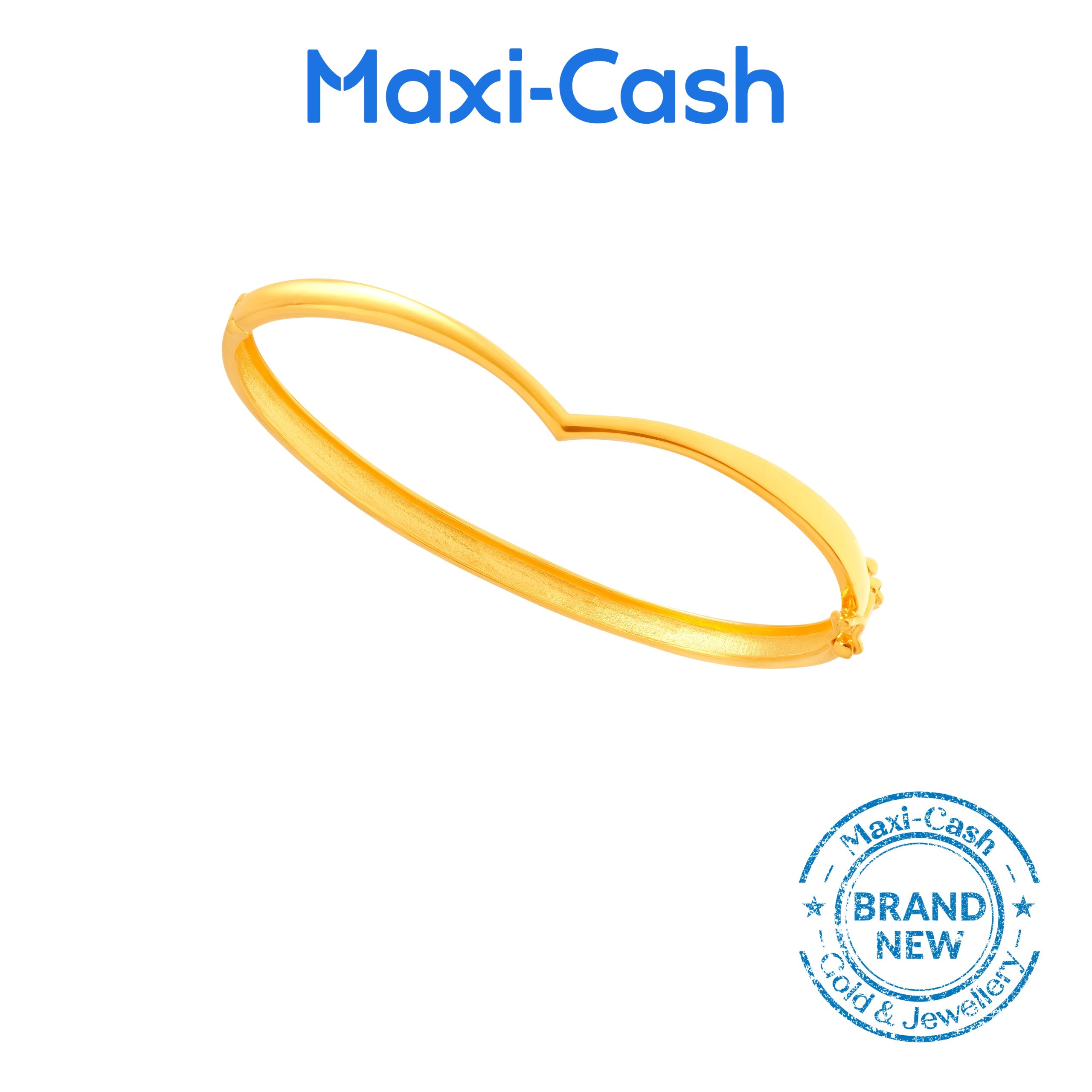 Classic Bangle in 916 Gold