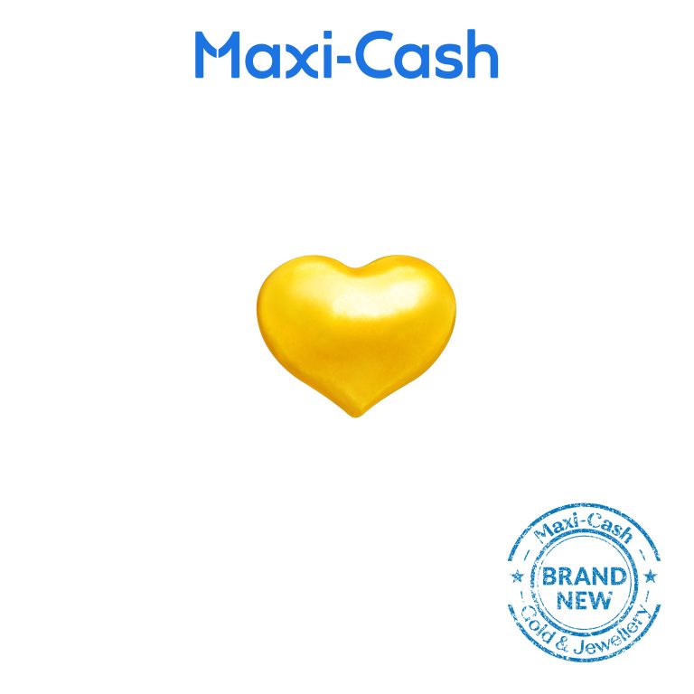 1gm Petite Heart (Gold Bean) in 999 Gold [1 pc - Bottle Included]