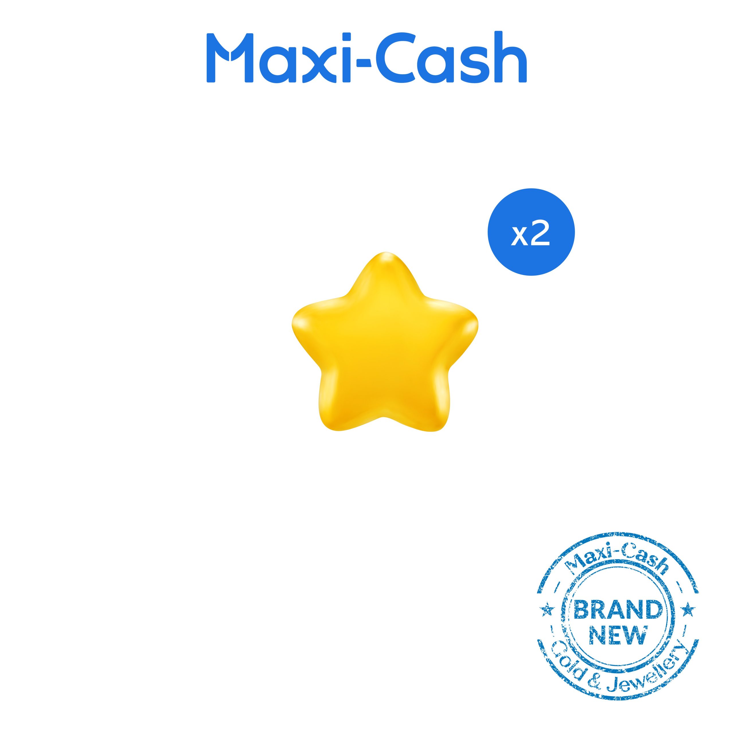 1gm Petite Star (Gold Bean) in 999 Gold [Bundle of 2 – Bottle Included]