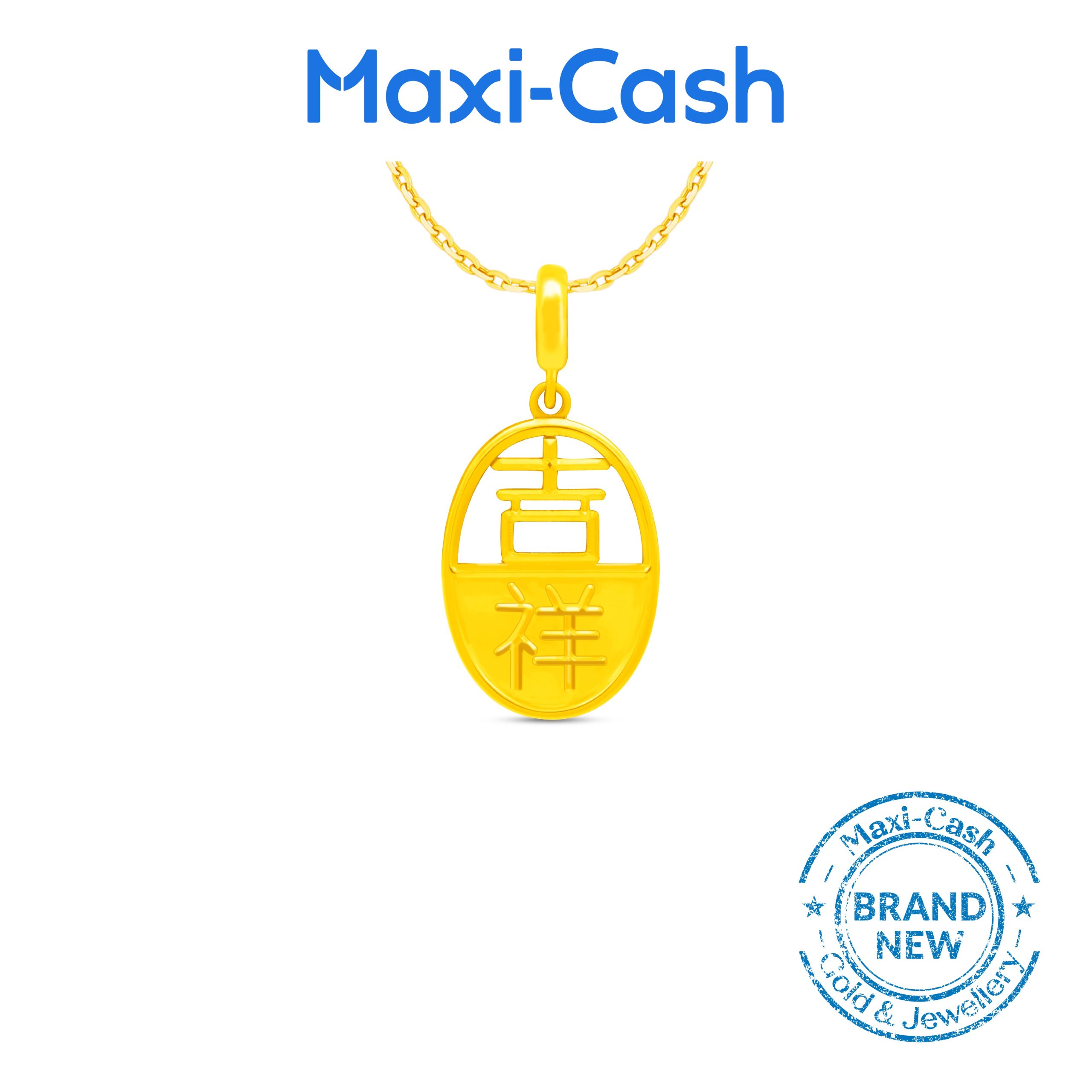 Fortune Luck Pendant in 916 Gold