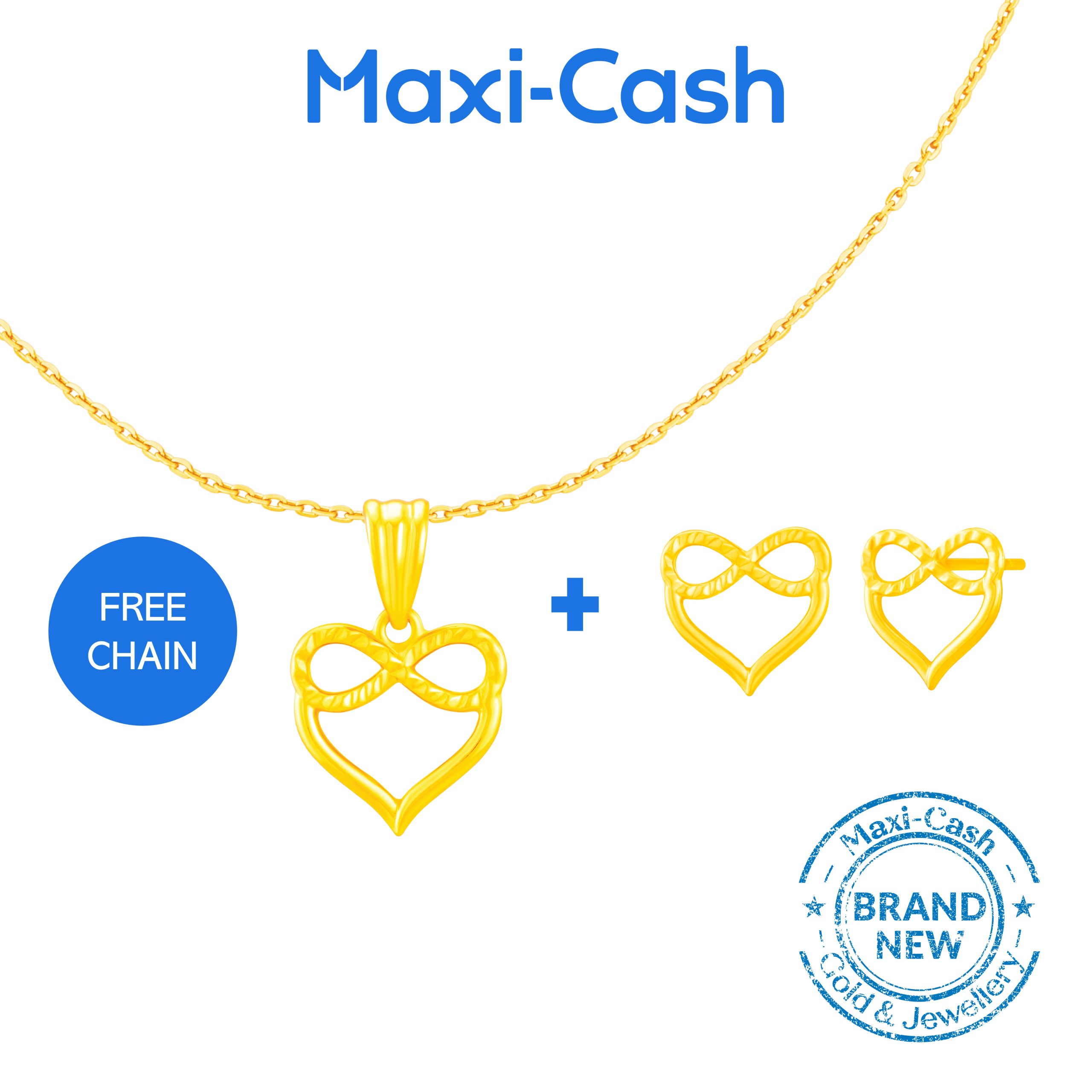 916 Gold Infinity Heart Bundle