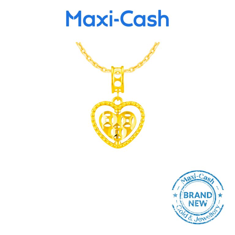 Fortune Love Pendant in 916 Gold