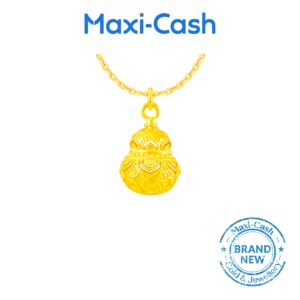 Regal Gourd (Hulu) Pendant in 916 Gold