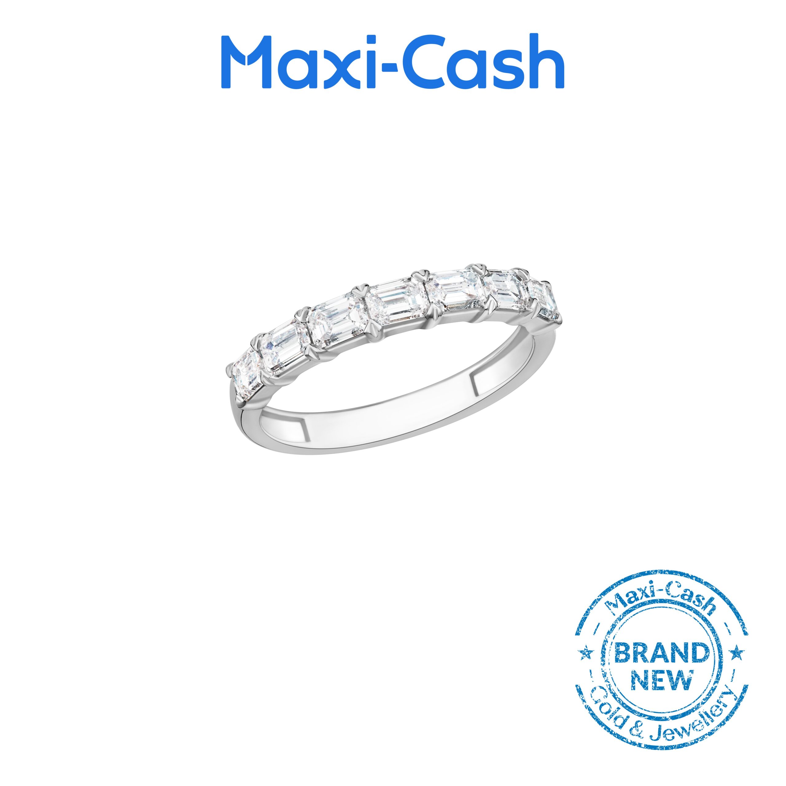 True Carat Meridian Ring in 14k White Gold
