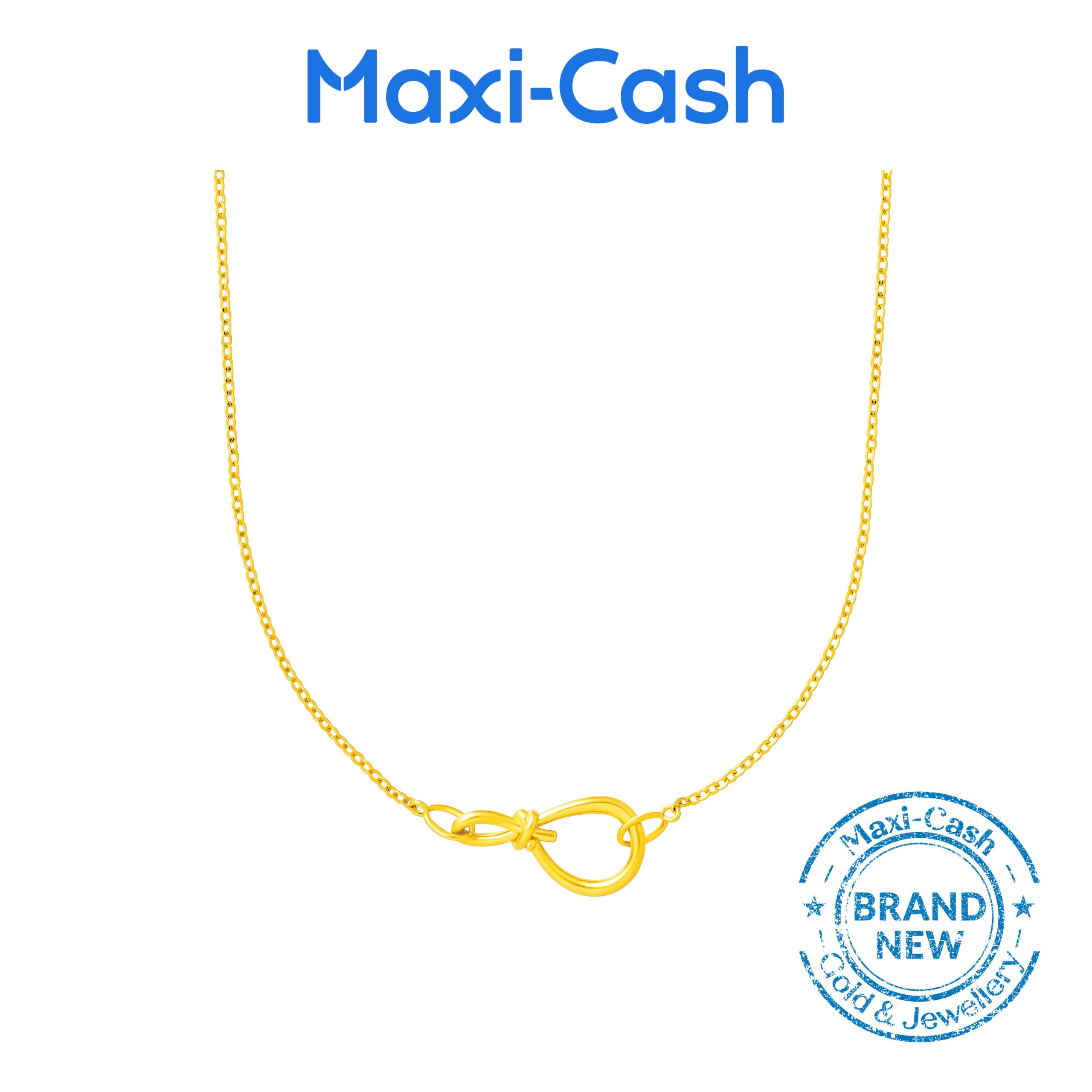 Amity Knot Necklace in 916 Gold