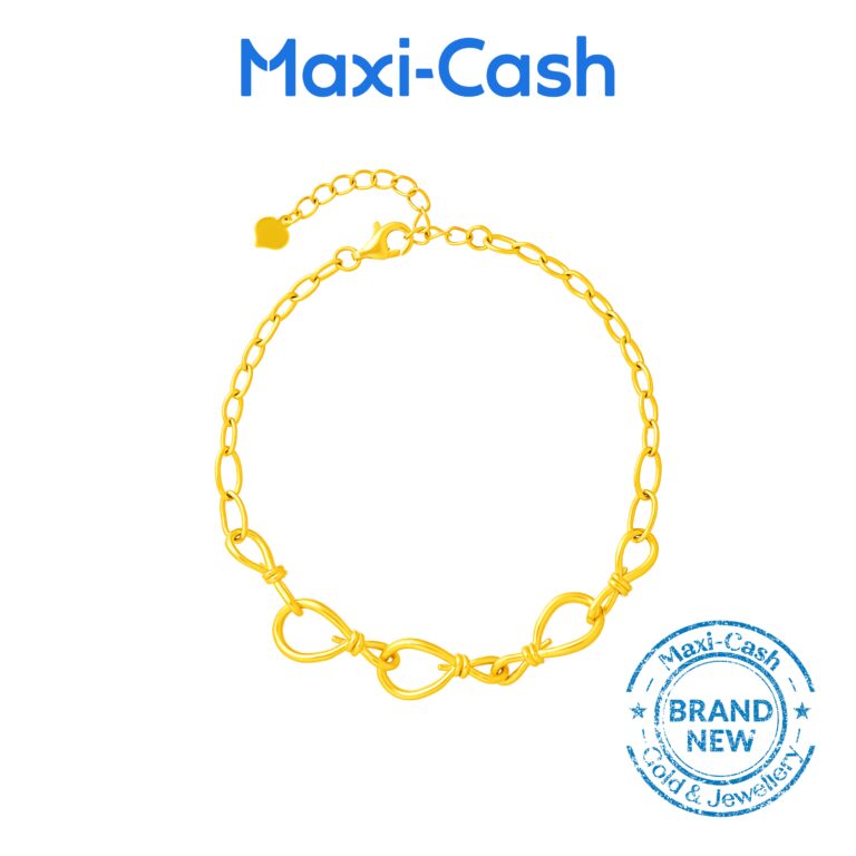 Amity Knot Bracelet in 916 Gold