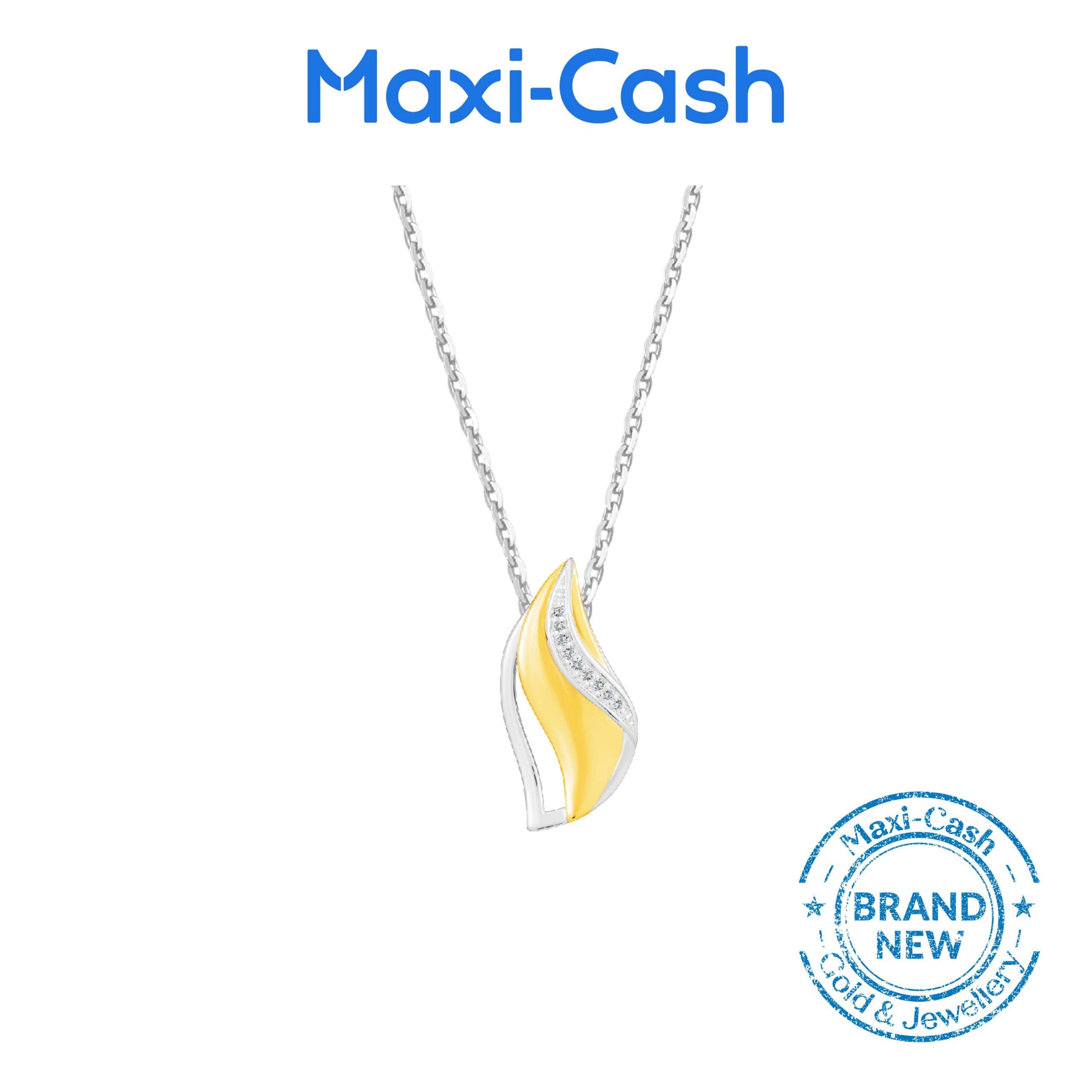 Nautica Diamond Pendant in 14K Yellow Gold