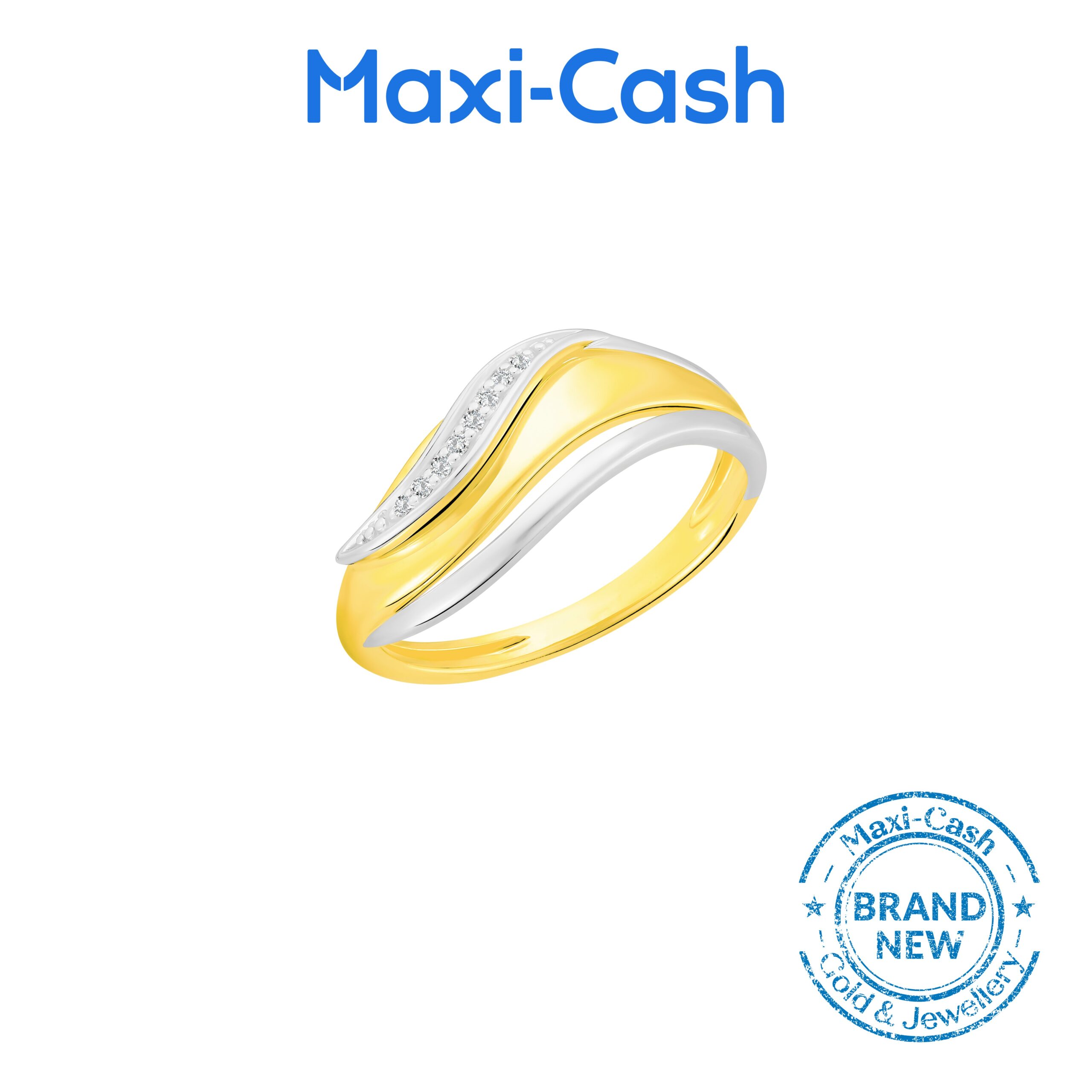 Nautica Diamond Ring in 14K Yellow Gold