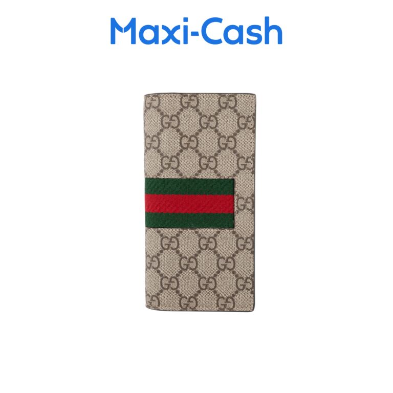 Gucci GG Supreme Web Long Wallet 779872 (Unused)